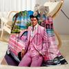 Elvis Presley Performance Blanket Comfortable Suitable for Livingroom Chair Couch for All Occasions Playful Design Birthday Christmas Gift Blanket