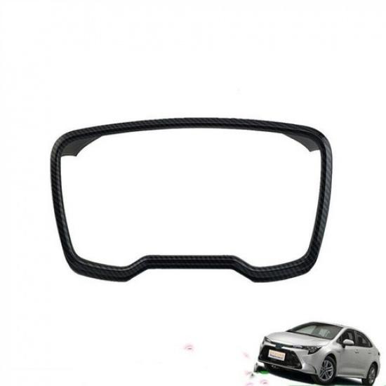 For Toyota Corolla Hatchback -2024 Carbon Fiber Dashboard Frame Cover ABS