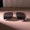 Metal Rimless Classic Square Sunglasses Women Men  Designer Personality Sun Glasses Female Male Colors Mirror Sun Glasses