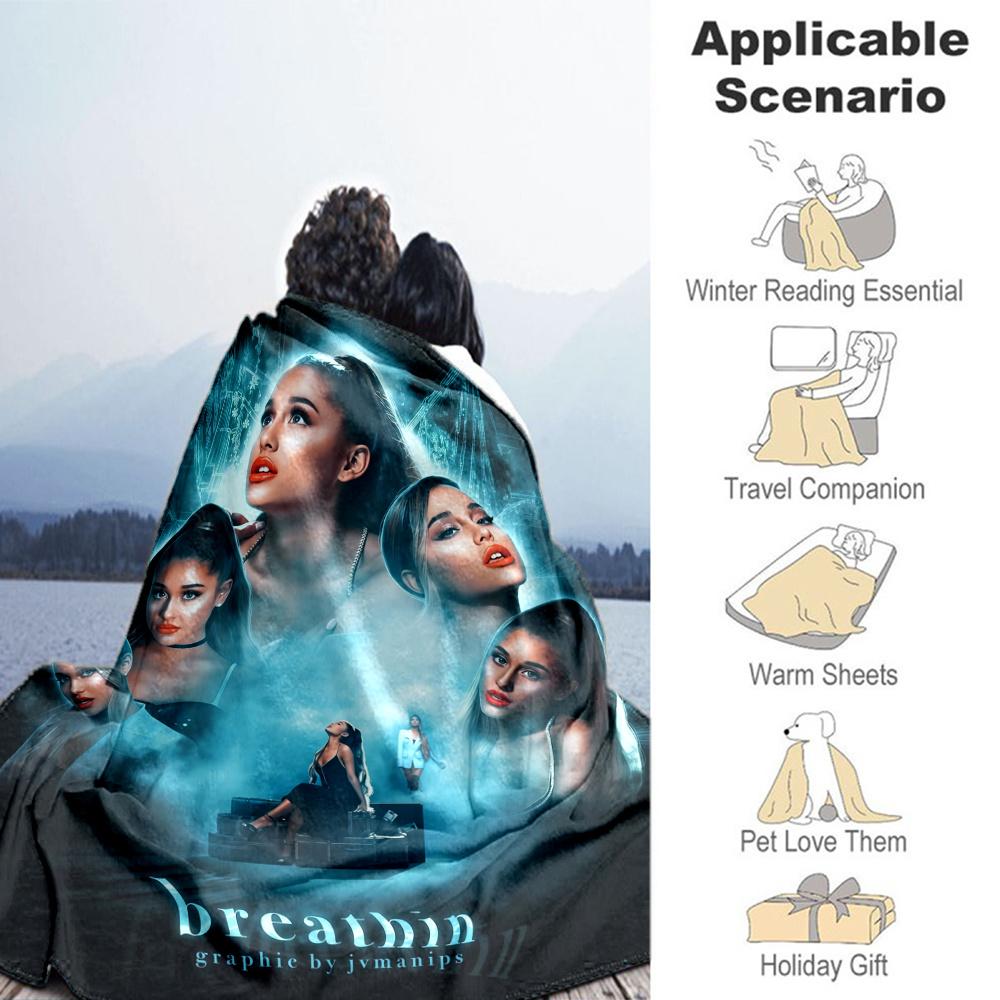 Ariana Grande Blanket, High quality Comfortable for All Seasons, Home Decor, Warmth and Comfort