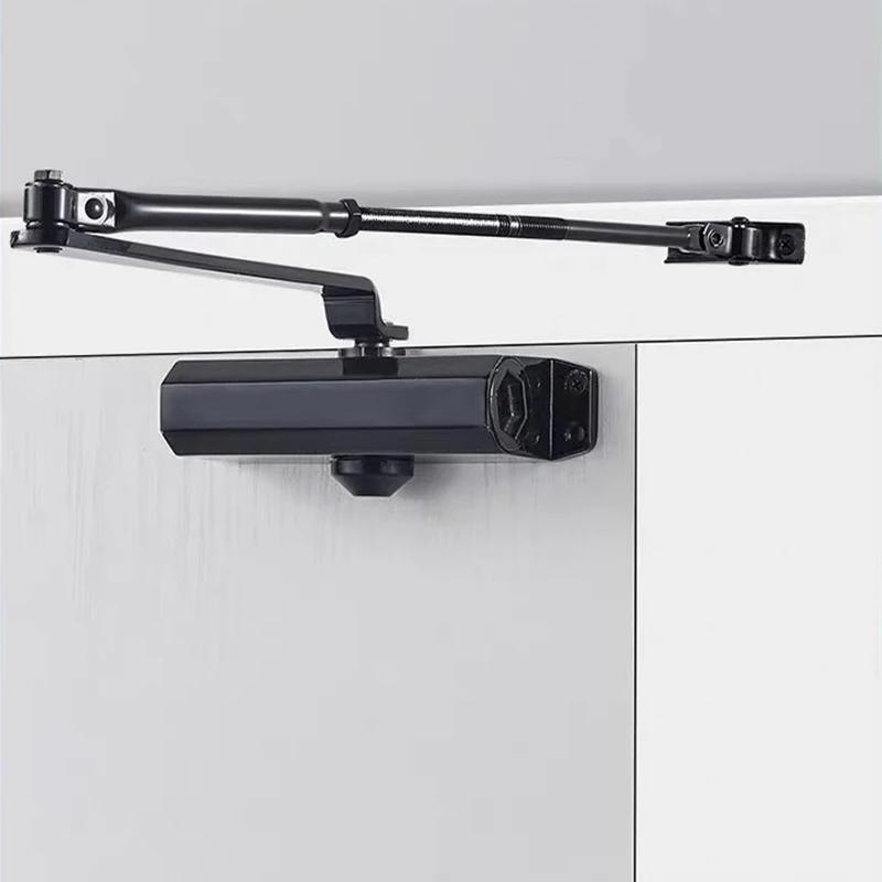 Hydraulic Buffer Door Closer 45KG To 65KG Adjustable Speed Door Closing Equipment Mute Soft Closing Door Hardware