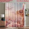 2D Flat Printing 2pcs Party Window Curtains Dreamy Carnival Sky Fantasy Digital Printed Polyester Drapes Festive Curtains Use