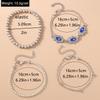Delicate Evil Eyes Bracelet for Women Girls Y2k Crystal Chain Bracelets Birthday Party Jewelry Gifts