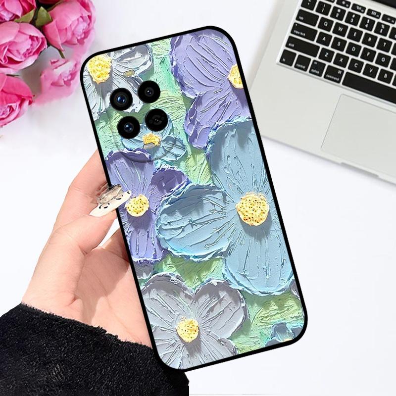 For Huawei nova 13 5G Case BLK-AL80 Floral Shockproof Silicone Matte TPU Phone Cover For Huawei nova 13 Pro Capa MIS-AL00 Fundas For nova 13 Pro
