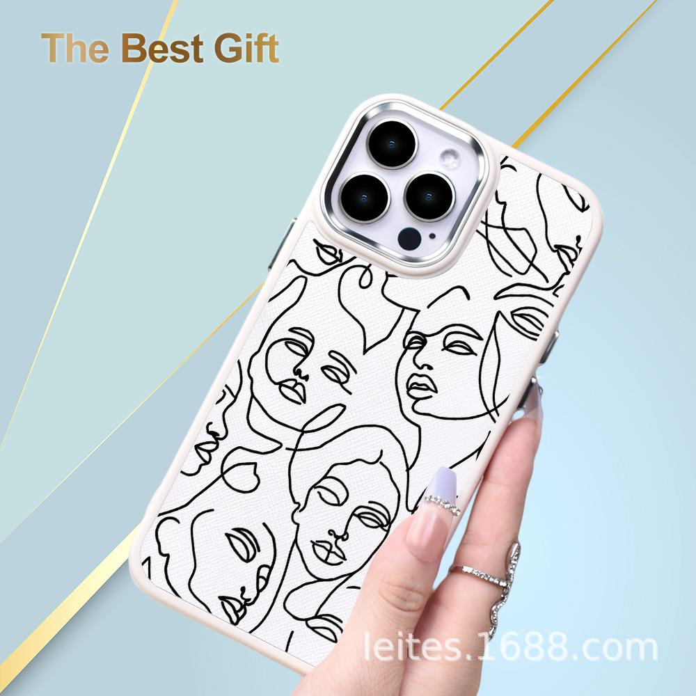 

Soft Silicone Case for Apple iPhone 7-15: Two-in-One Cross-Border Design iPhone 15 Plus белый