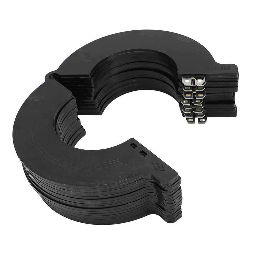 10Pcs 80mm Bucket Pin Shim Kit Increase Greasing Intervals Dust Proof Engineering Plastic Replacement for Bobcat 337