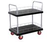 Double-Layer Hand Truck with Three-Tiered Fence for Transporting Goods