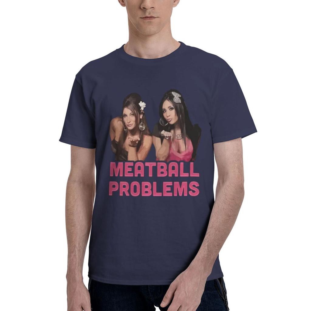 Meatball Problems Snooki Jersey Shore 100 Cotton Casual Breathable Confortable Man Mens Clothing Brands Men TShirt