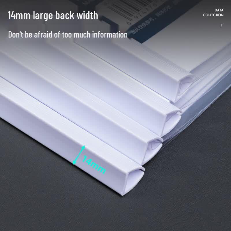 Deli A4 Transparent Slide Binder File Folder