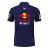 Red Bull Rennteam Verstappen Kleidung F1 Formel Racing Kleidung 2026 Sommer Herren Baumwoll-Polohemd