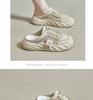 Soft-soled Fashionable Versatile Half-slippers Spring and Summer Breathable Bag Head Slippers Summer 2025 New Korean Version of Little White Shoes