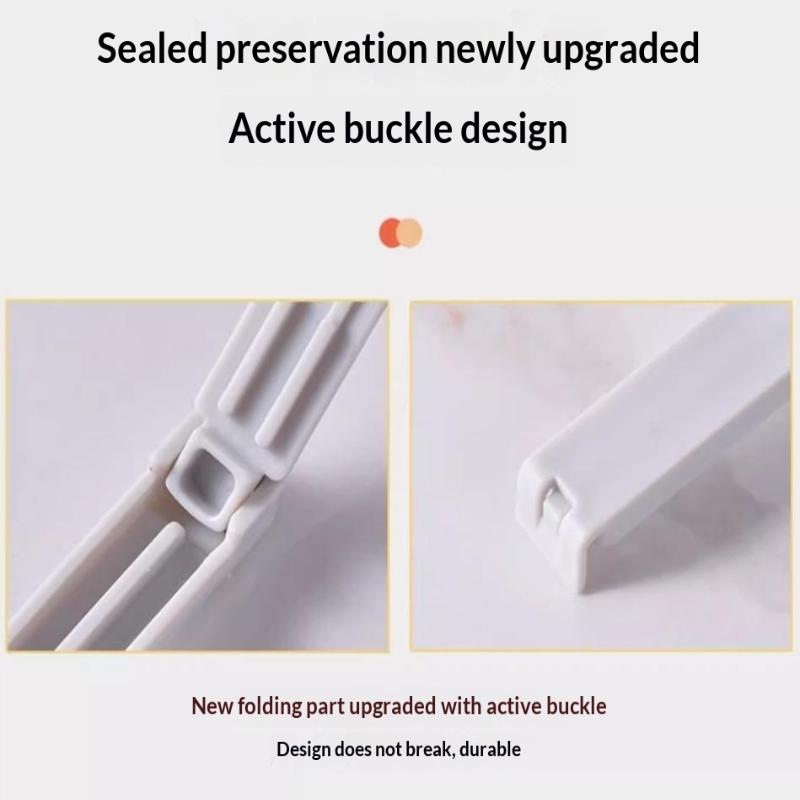 3Pcs Food Sealing Bag Clips BPA Free Screw Cap Snack Preservation Clips for Home Kitchen Picnic Food Storage