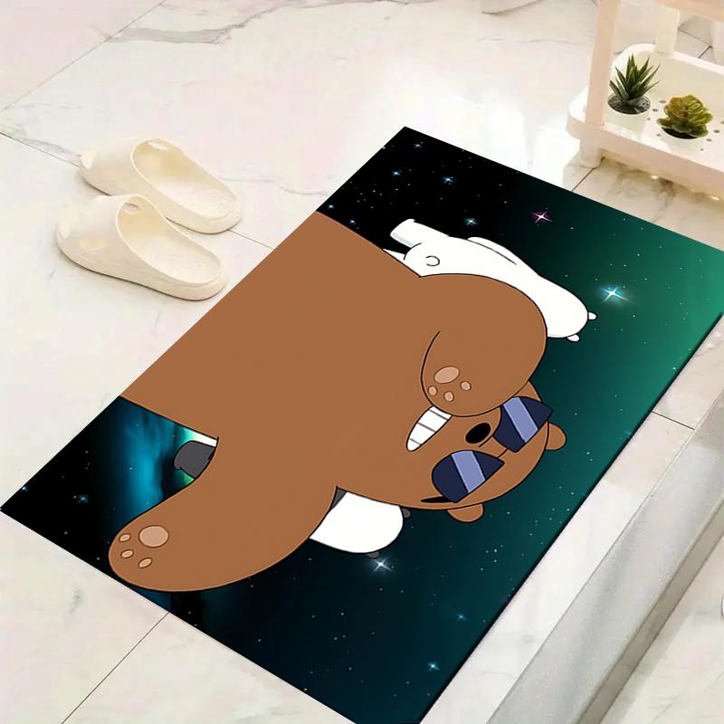 1Pc Space Walrus Adventure Rug, Office Carpet Indoor Outdoor Doormat, Non-Slip, Comfortable, Living, Christmas Halloween,  Xmas Gift S1660
