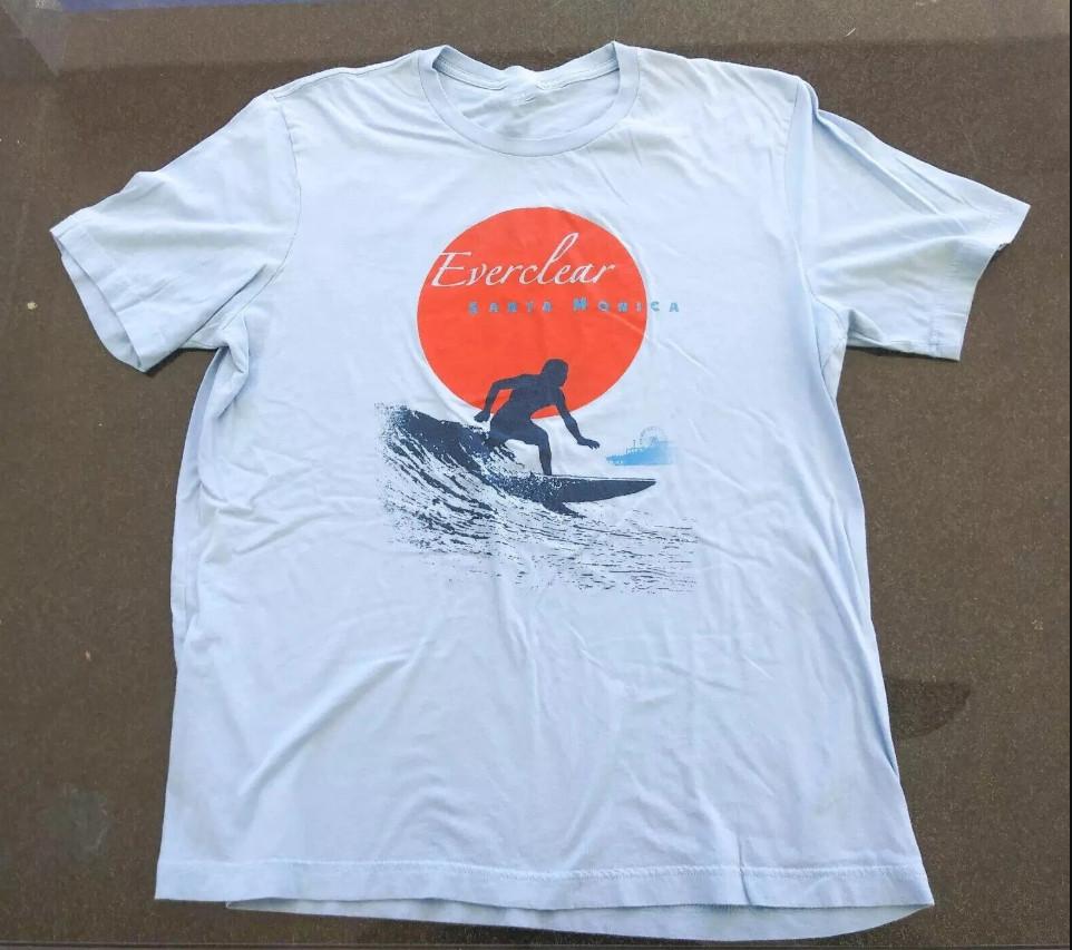 

Everclear Band santa monica White Cotton Unisex T-shirt, S-4XL L