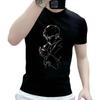 Heavy Trendy Brand Cotton Printed Men'S Short-Sleeved T-Shirt Trendy Casual Round Neck T-Shirt