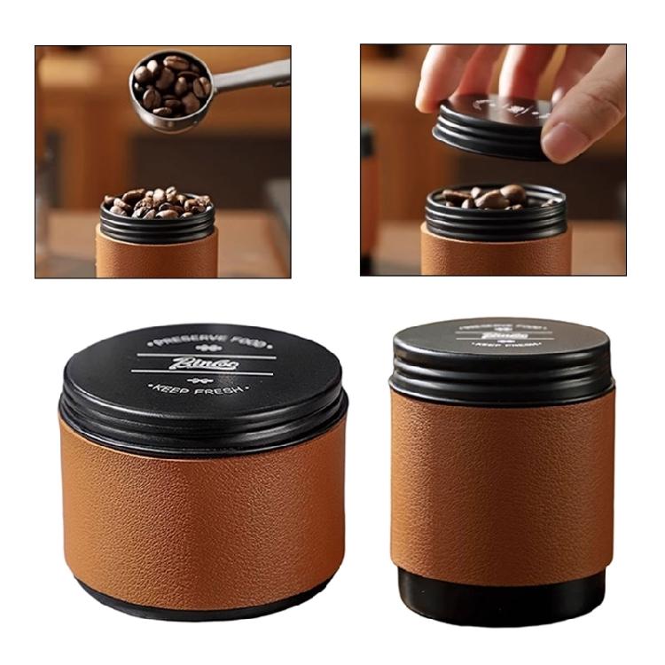 Portable Coffee Bean Storage Vessel Home Storage Container for Preserving Original Aromas and Flavor On The Way