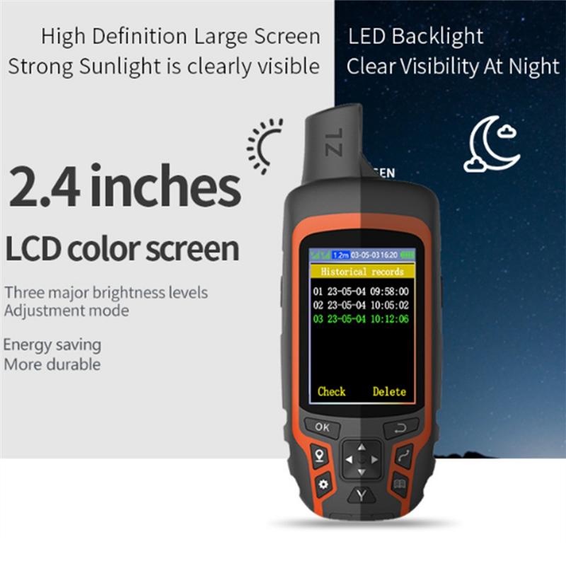 A25F-ZL166 GPS Handheld Land Meter High Precision For Ranches, Garden, Farmland Area Measurement GPS Land Surveying Equipment