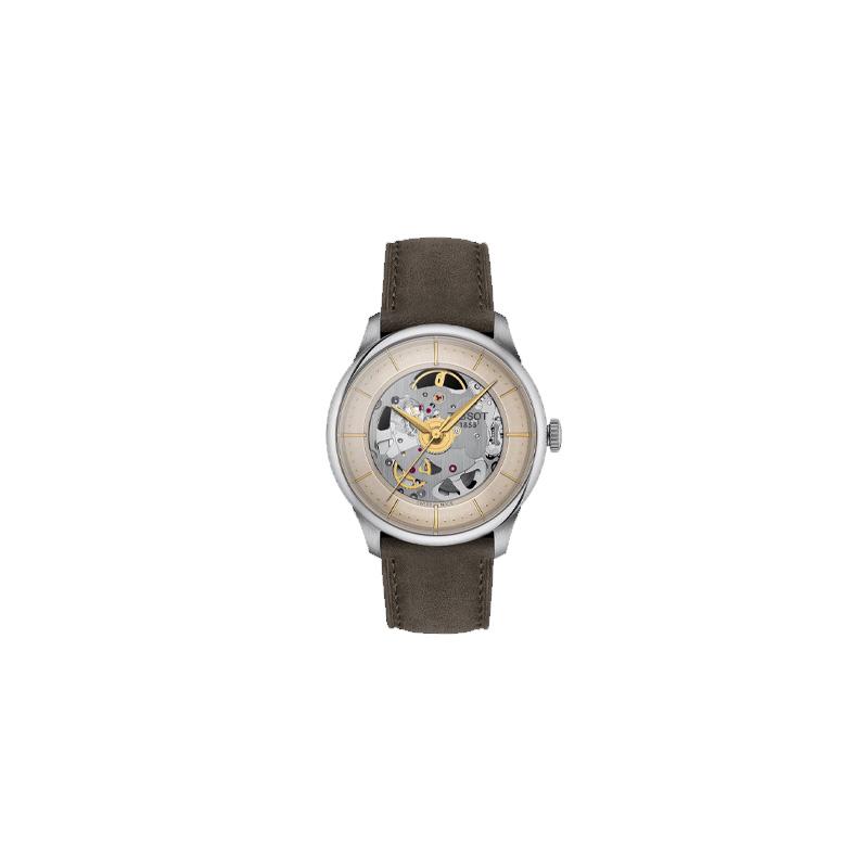 TISSOT Men s Tourelles Collection Watch T139.836.16.261.00 Beige Watch Dial