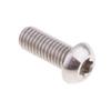M8 X 20mm Motorcycle Disc Brake Rotor Bolts Retaining Screw , Titanium, As Described