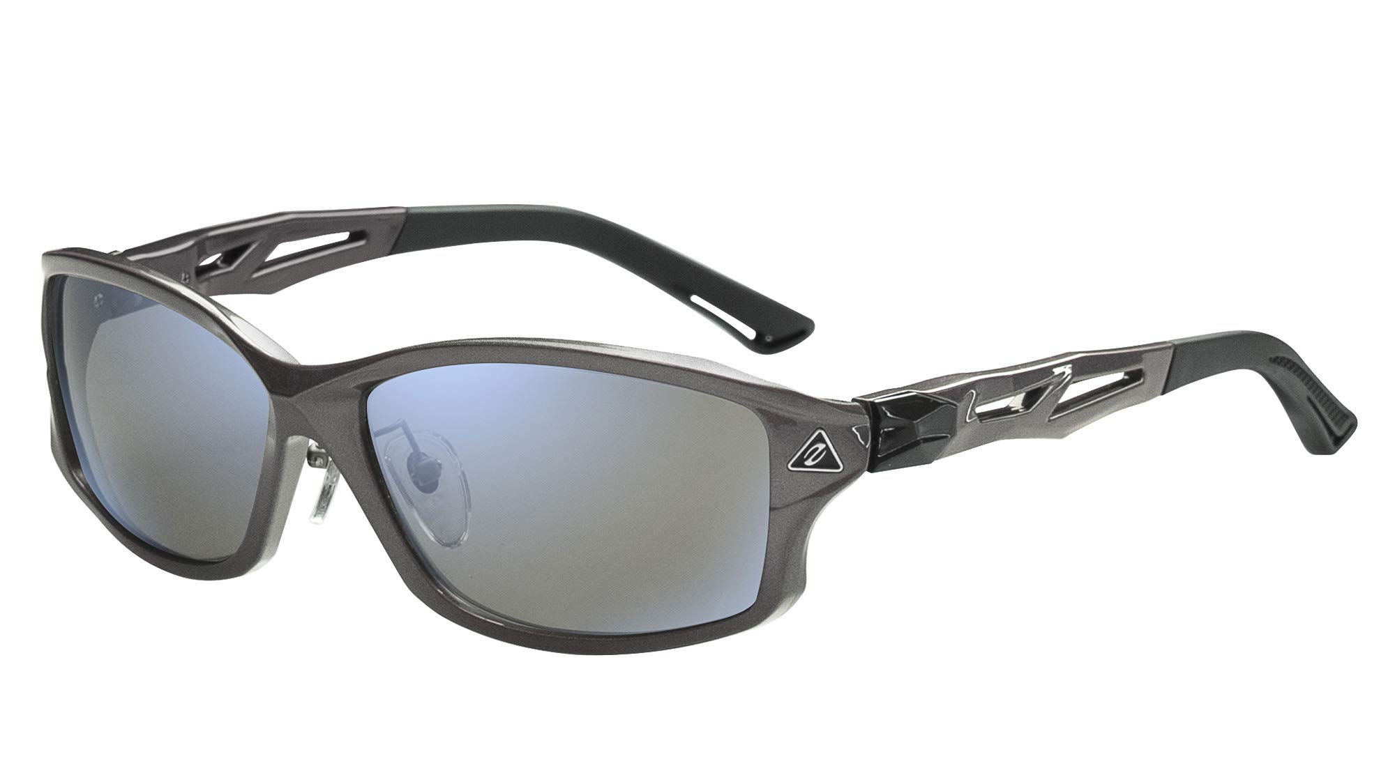 

Zeque Polarized Sunglasses STELTH Gunmetal TRUEVIEW BLUE MIRROR F-1930 SPORTS/