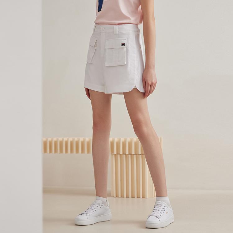 New FILA Casual Shorts Women's Standard White F11W123891F-WT