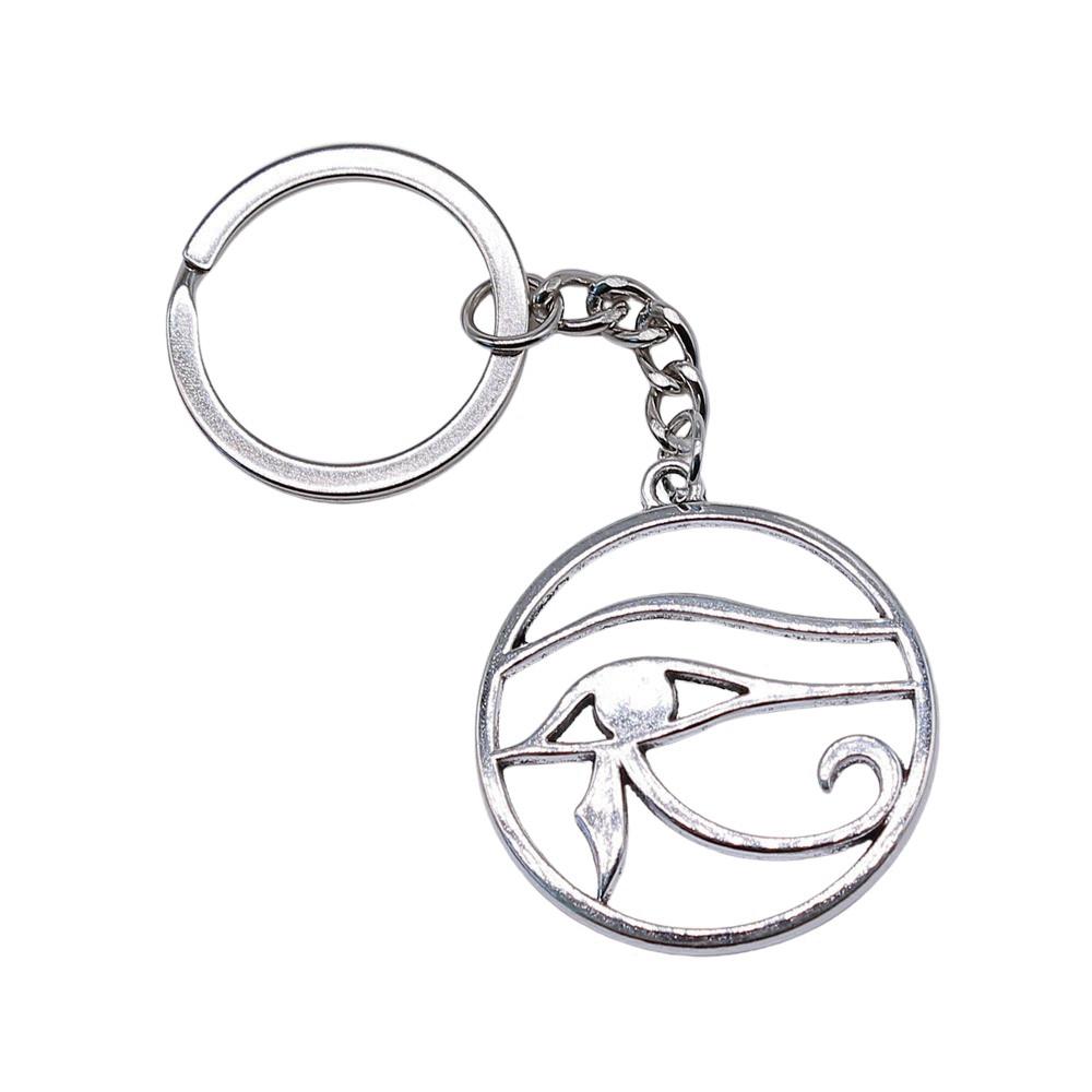 Hamsa Hand Charm Keychain Evil Eye Protection Key Ring 28mm Ring