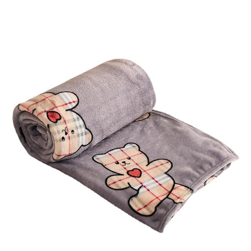 Thickened Flannel Blanket Farai Flannel Blanket Coral Flannel Blanket Bed Sheet Blanket Quilt