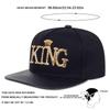Men Letter King Hip Hop Hat Outdoor Adjustable Sunscreen Leisure Hat Spring Autumn Travel Tourism Beach Vacation