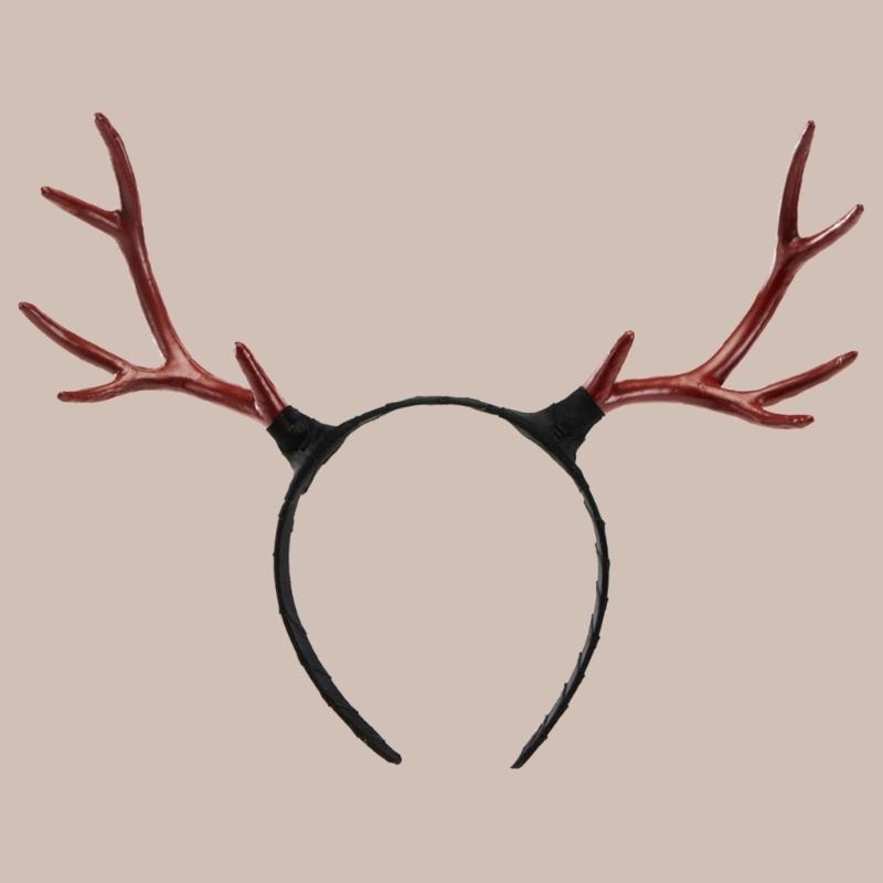 Gothic Antler Horn Cosplay Party Cartoon COSPLAY Halloween Cartoon Role Play Costume Proms Party Live Show Headwear