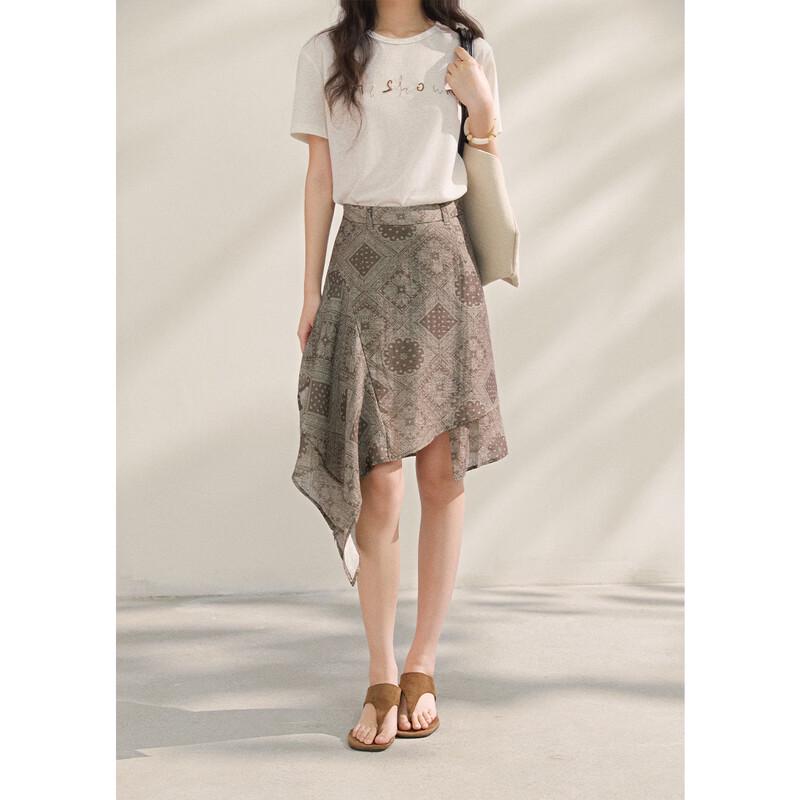 Mishow Vintage Bohemian Print A-Line Skirt