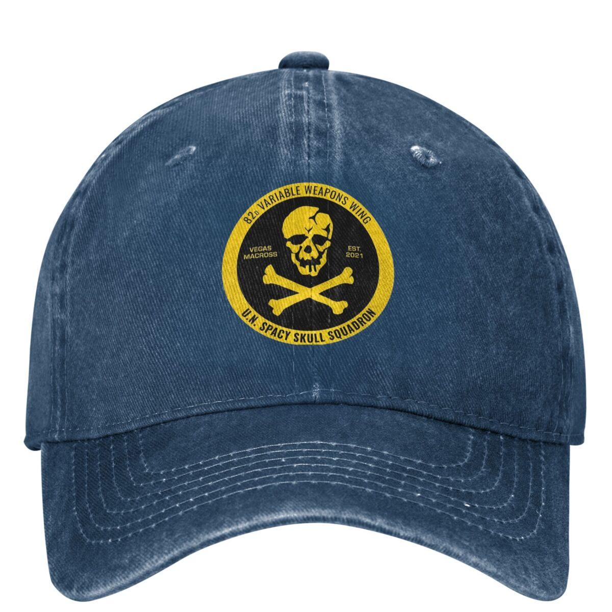 

Vegas Macross Emblem Baseball Cap Skull Skeleton Men Adult Hip Hop Dad Hats Sun-Proof Hiking Fishing Snapback Cap Gift Idea One Size