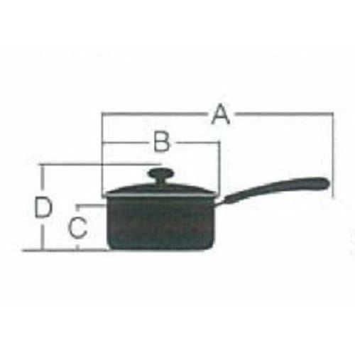 Yoshikawa Saucepan/Milk Pan, 15cm, Induction/Gas Compatible, Double-Spout, Easy-Pour, 1L, See's Cooking, Tsubame-Sanjo, Made in Japan, YJ2377