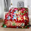 Christmas Village Lights Customize Your Name Blanket Gift Customizable Blanket Soft & Cozy Throw For Bed Picnics Seaside Office Chair All-Season Use