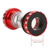 BB109 Mountain Bicycle Integrated Hollow BB Press Bearings Thread Bottom Bracket DIY Bike AccessoryRed