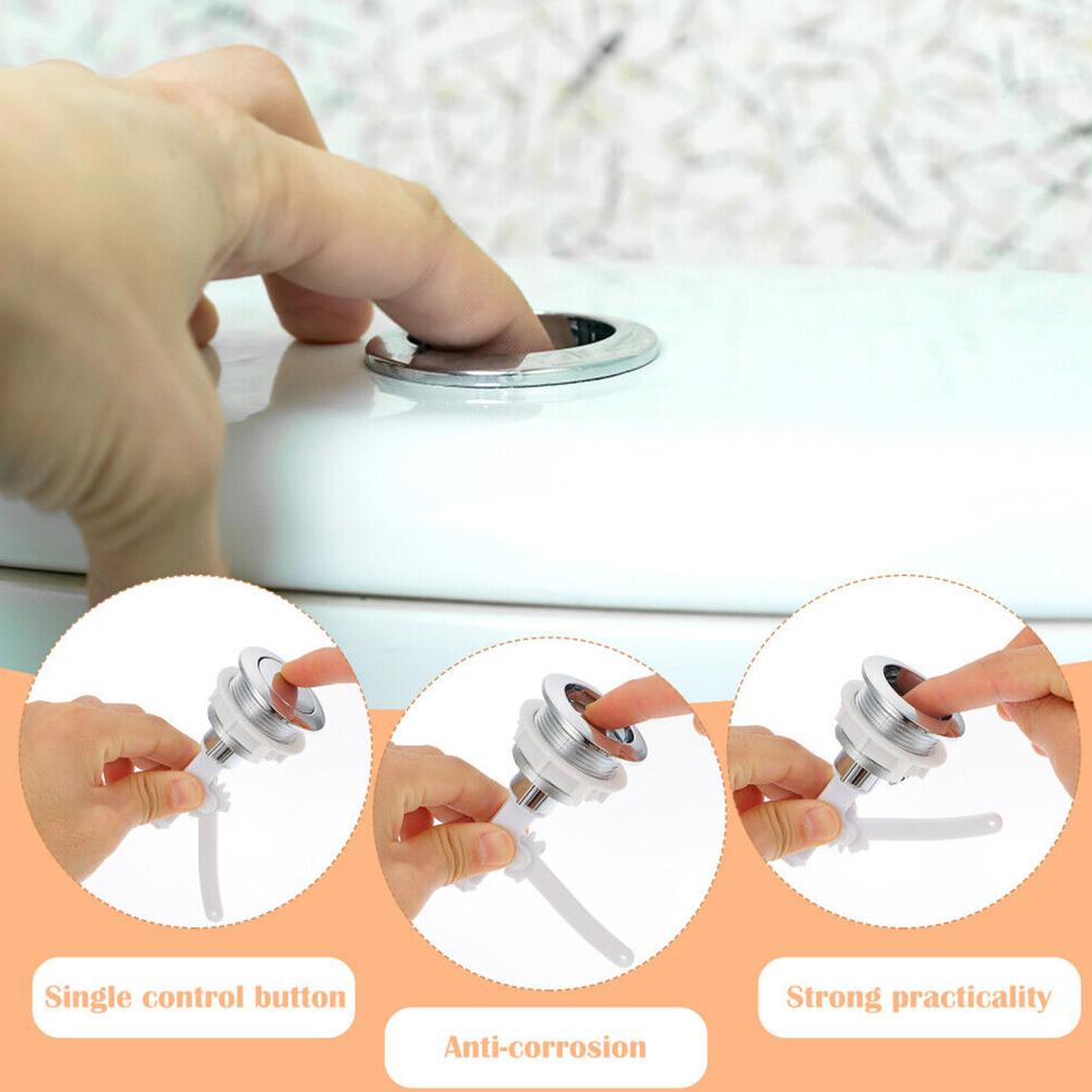 Gombík WC Nádrž Kúpeľne pre WC sedadlo v domácnosti 38mm Kúpeľňa WC Push