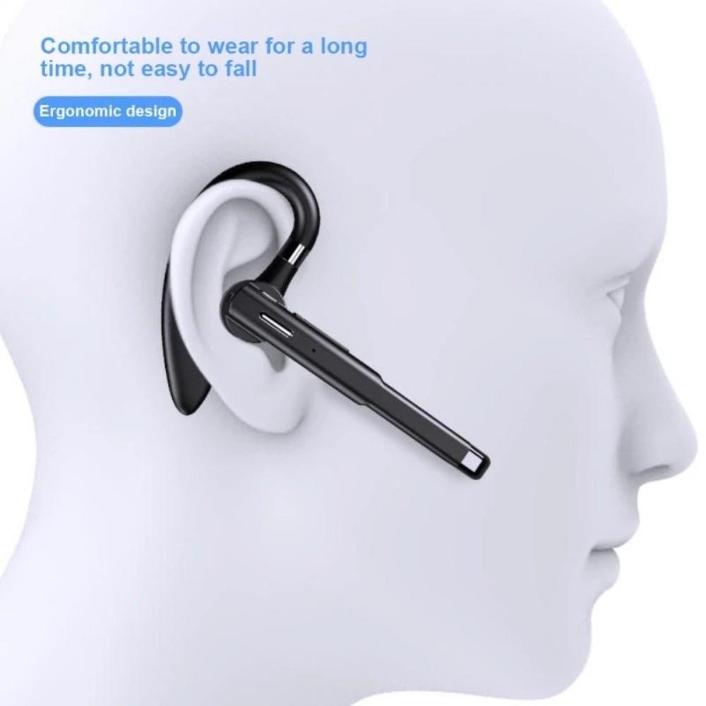 Screen Display Business Headset Hanging Ear Wireless Headphones Bluetooth Earphone  Mobile Phone