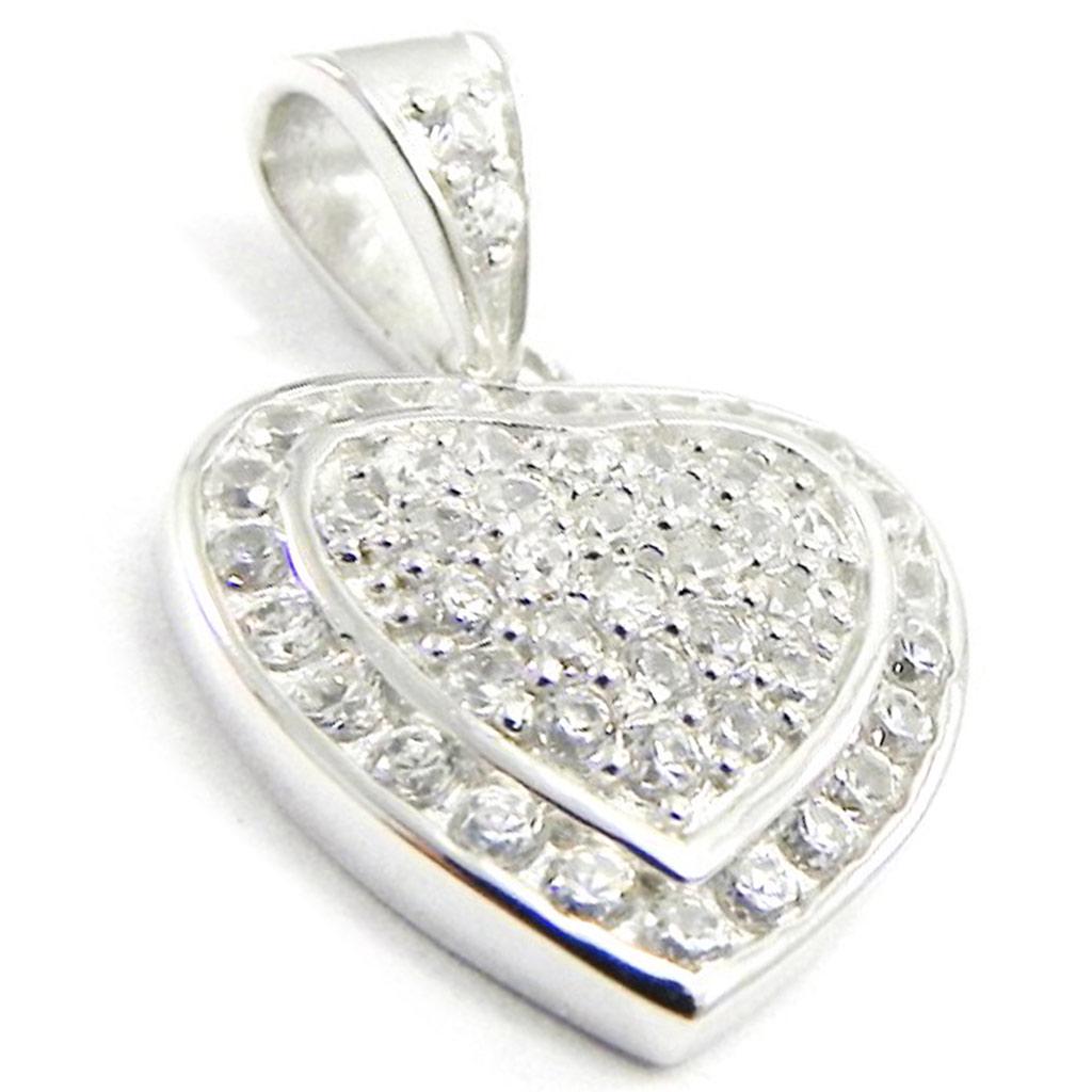 

Les Trésors De Lily [I3729] - Белая серебряная подвеска «Божественная любовь»