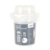 Lunch Box 350 Ml Cup With 2 Compartments And Cutlery