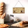 Handmade Cute Cat Sign Wood Plate Wall Decoration Christmas Gift for Pet Lovers Bedroom Home Decor