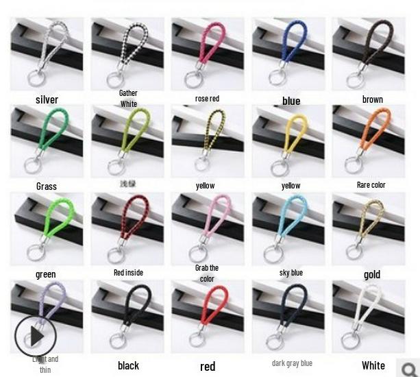 Anti-Lost Car Keychain with Number Plate and Mobile Keyring