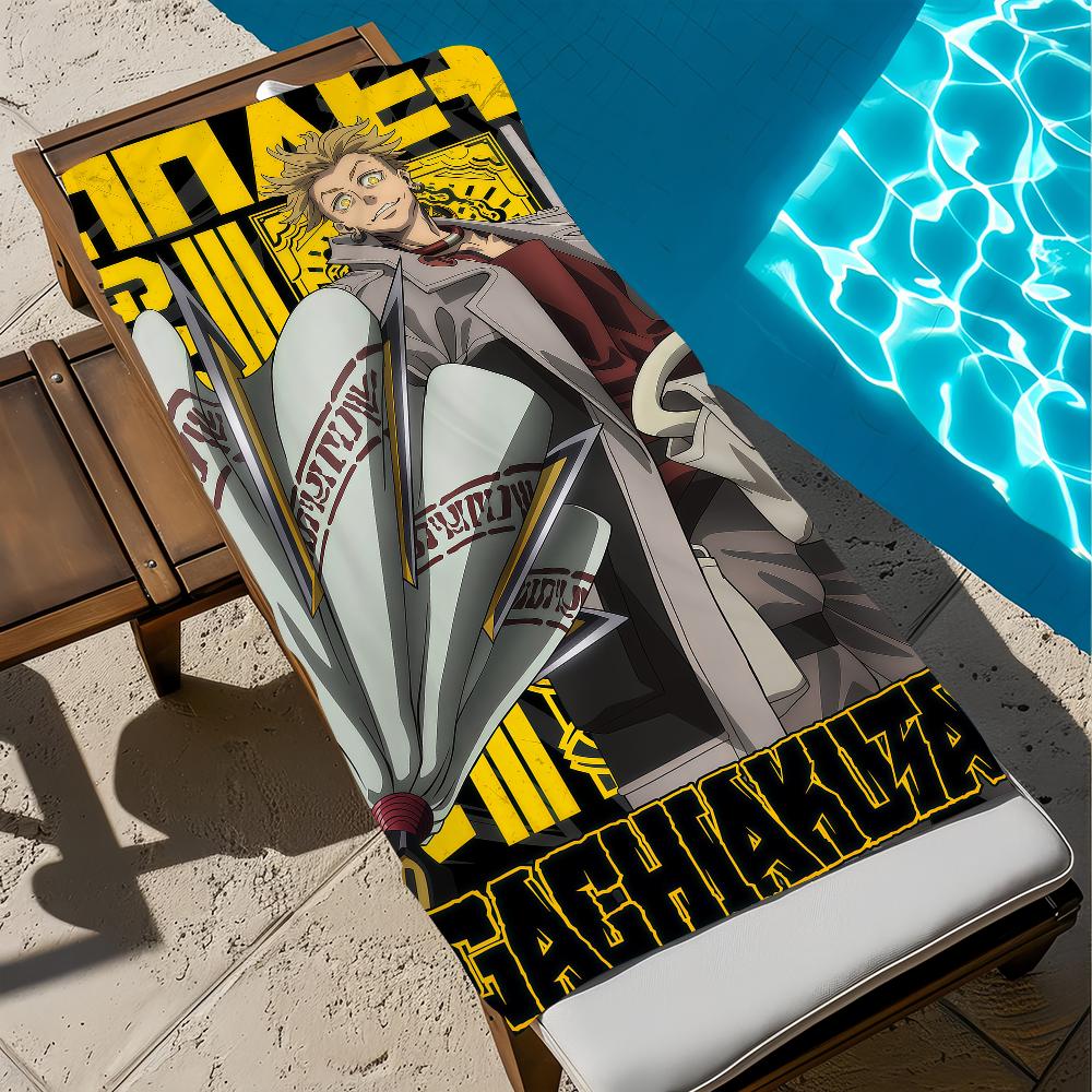 Klassisch heiß Anime Manga cool G-Gachiakuta Handtuch weich Strandhandtücher Reise schwimmen Pool Badehandtuch Fitnessstudio Spa Heim Dekoration Geschenk Urlaub