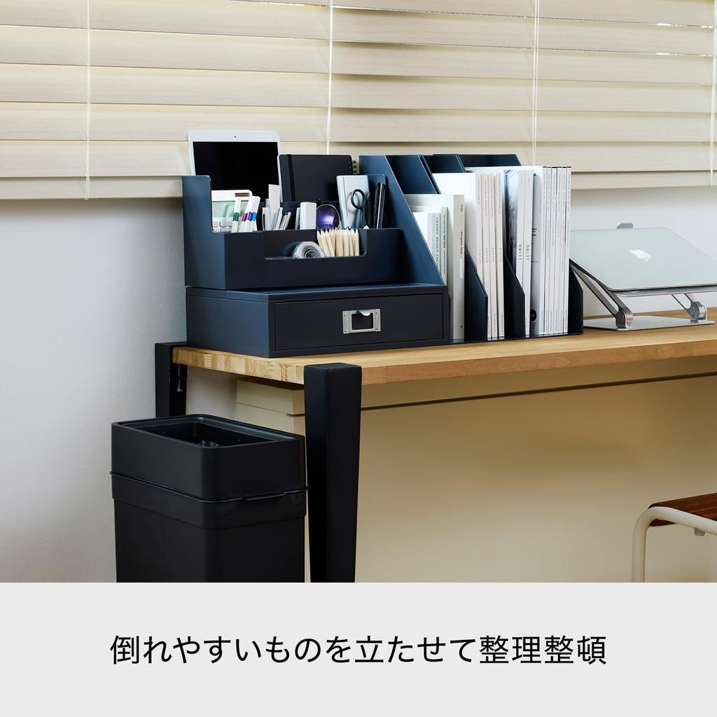 Desktop-Aufbewahrung Breit 34cm B x T x Alles Weiß Hergestellt in Über 10 Millionen Einheiten Perfekt für und Taschenrechner Like-it MX-03 Hülle, Ständer, 13.1cm 18.2cm H,