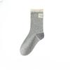 Female Autumn and Winter New Style Lace Bow Love Embroidery Sweat Breathable Boneless Cotton Socks