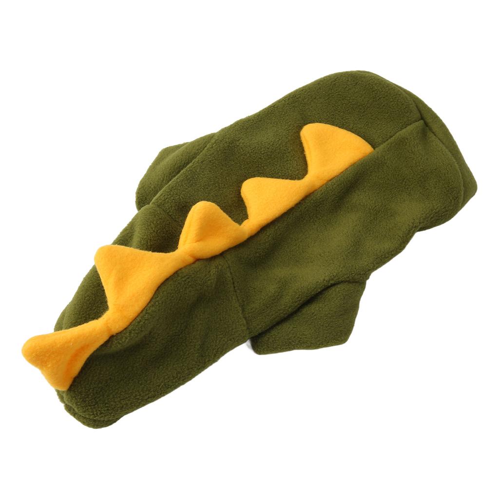 Dog Dinosaur Costume Cute Funny Warm Plush Hooded Cat Dinosaur Clothes for Dogs Puppies Cats Kittens XS