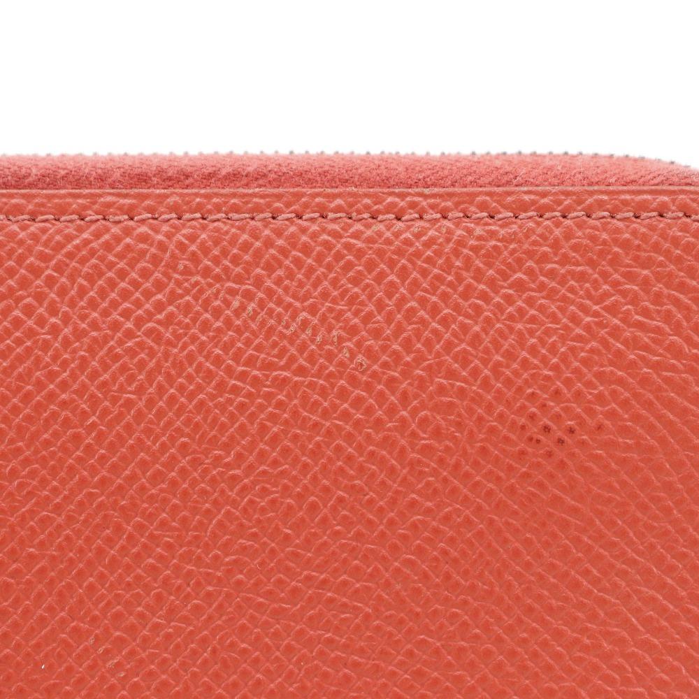 HERMES Azap long silk in Purse Rose Jaipur pink Epsom Women Used