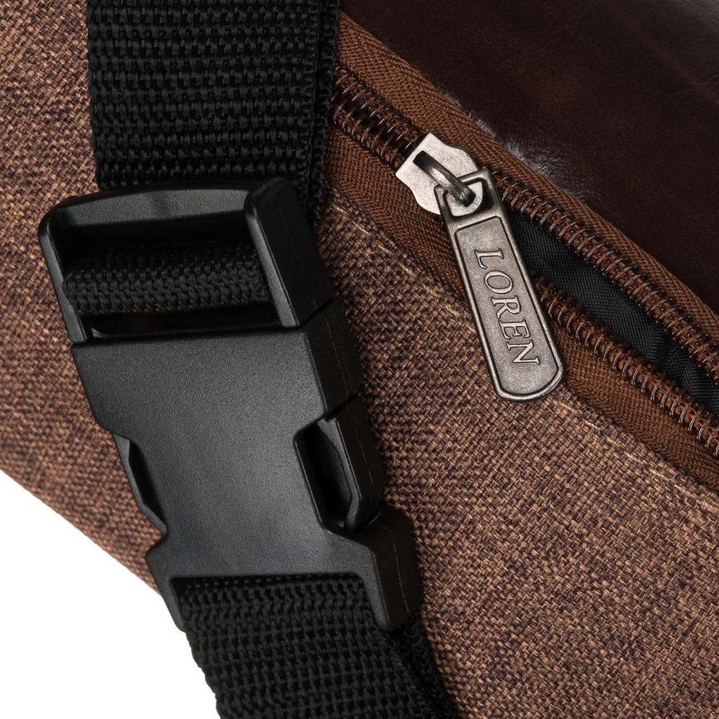 WB05A-BROWN/BROWN waist bag