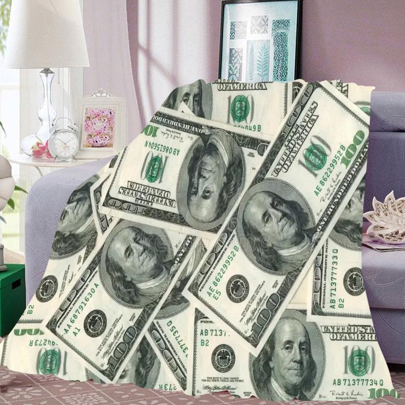 Independence Day Digital Print Flannel Blanket - Home, Air Conditioning, Nap & Gift Blanket