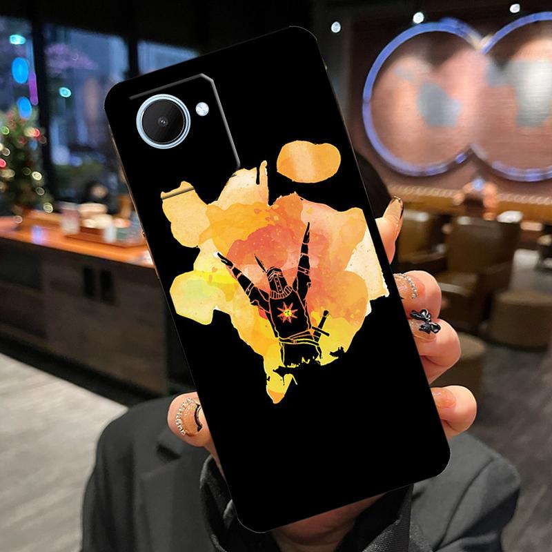 Praise the Sun Dark Souls Case For Realme 13 Pro Plus 12 11 14 15 GT6 GT7 Pro C15 C35 C53 C55 C61 C63 C65 C67 C71 C75