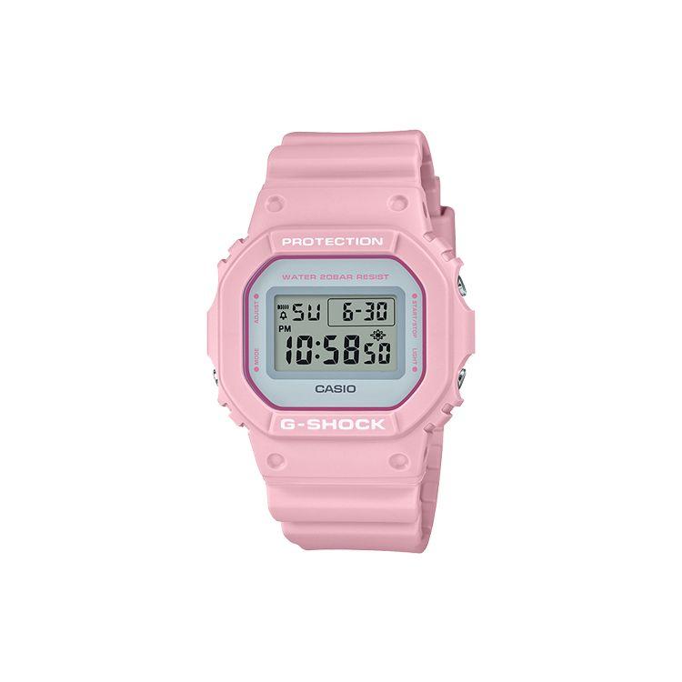 

Casio G-Shock Series Waterproof Sports Quartz Movement Resin Strap Watch Women watches Gray DW-5600SC-4PR Regular Watch Box