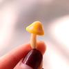 Lot de 2 figurines miniatures de champignons, adorables décorations pour jardin féérique, bonsaï, terrarium, maison de poupée, micro-paysage